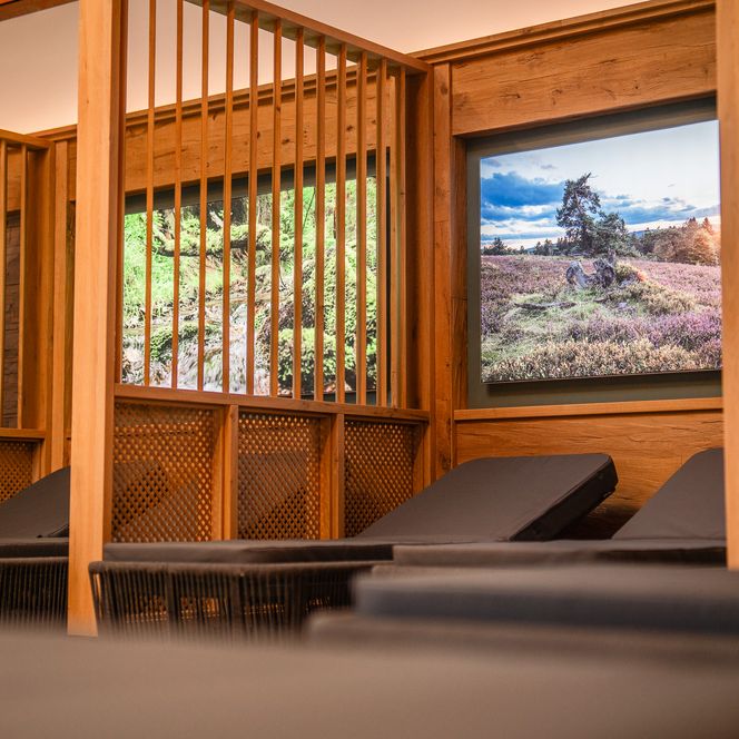 Ruheraum im Lagunen-Erlebnisbad