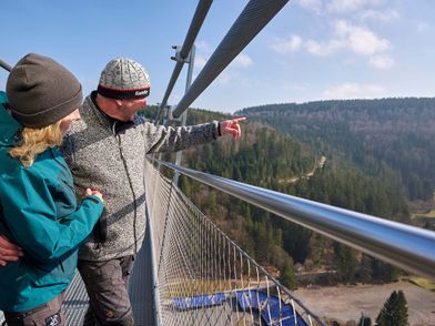 Wanderer auf dem Skywalk