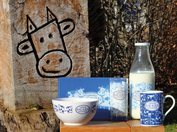 Werbemittel der Upländer Bauernmolkerei Werbemittel der Upländer Bauernmolkerei
