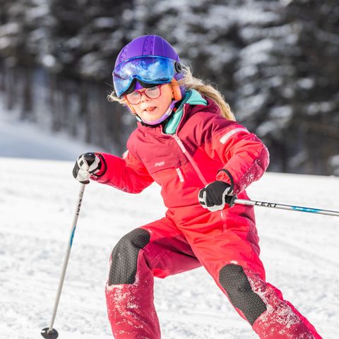 Kind beim Skifahren am Ritzhagen