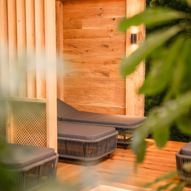 Ruheraum im Lagunen-Erlebnisbad