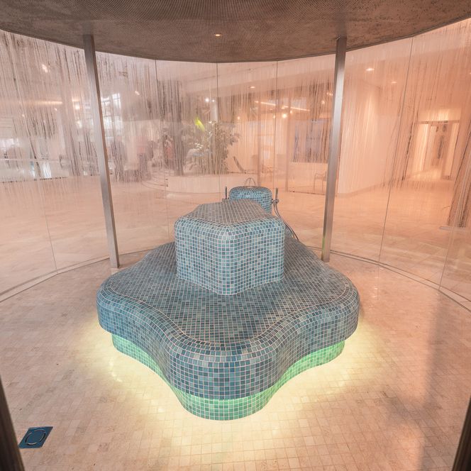 Dampfbad im Lagunen-Erlebnisbad