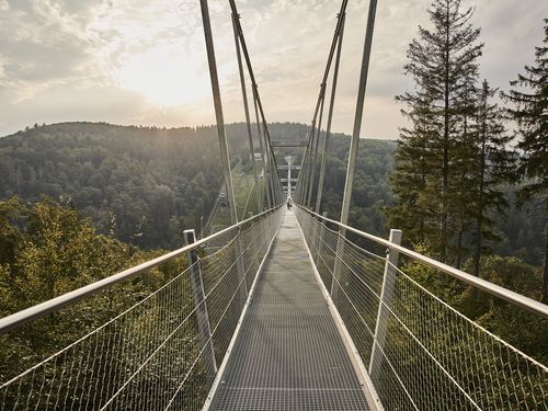 Skywalk Willingen im Abendlicht