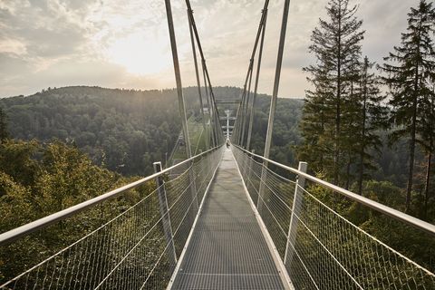 Skywalk Willingen im Abendlicht